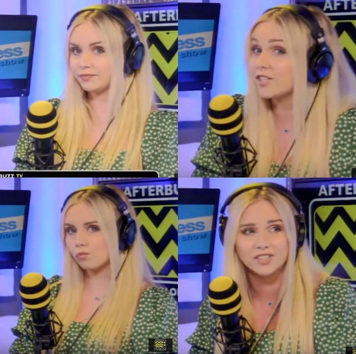 On-air moments from an AfterBuzz TV After Show recording